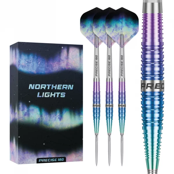 Precise 180 Northern Lights Steeldarts