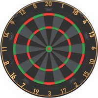 Bulls Advantage Black Dartboard